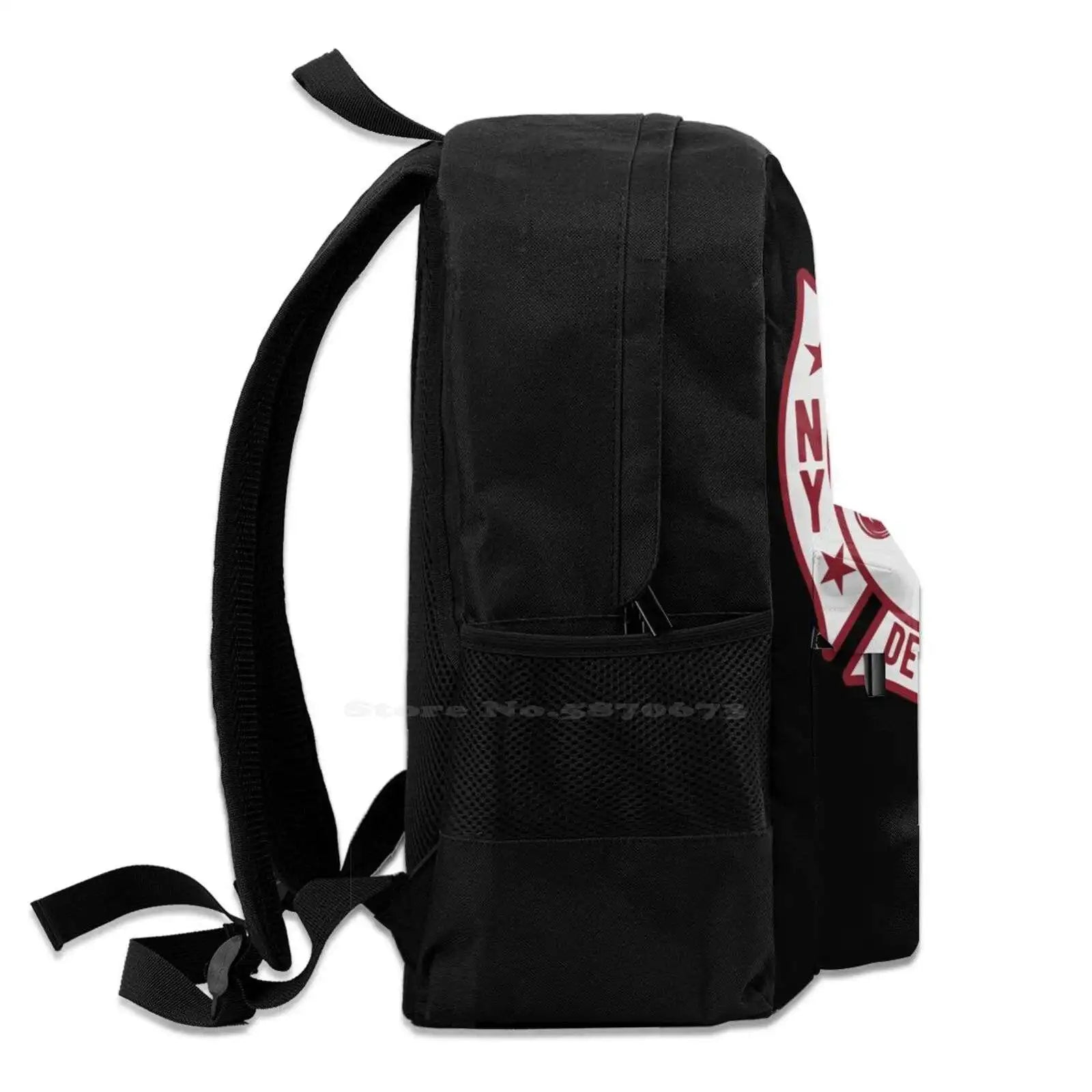 Vintage Fire Truck Patch Backpack for Men Women Girls Teenage