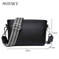 Cowhide Women Purses Wide Strap Tote Bag Soft Casual for Weekend Vacation