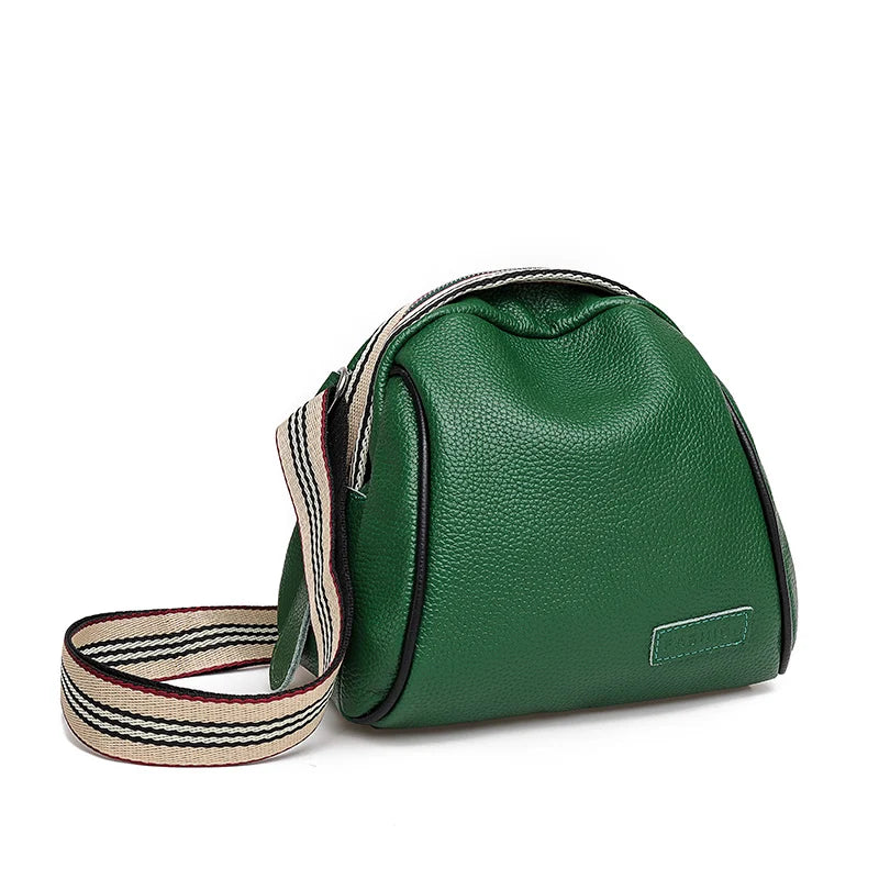 Cowhide Women Bags Handbag Leather Waist Bag Lady Tote Crossbody Shoulder Bag