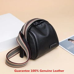 Cowhide Women Bags Handbag Leather Waist Bag Lady Tote Crossbody Shoulder Bag