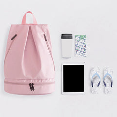 Women's Fitness Bag with Wet Dry Separation