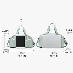 Fitness Gym Bag with Shoe Compartment Waterproof Duffel