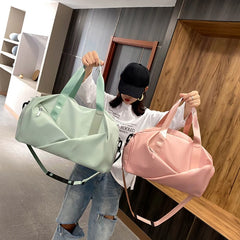 Fitness Gym Bag with Shoe Compartment Waterproof Duffel