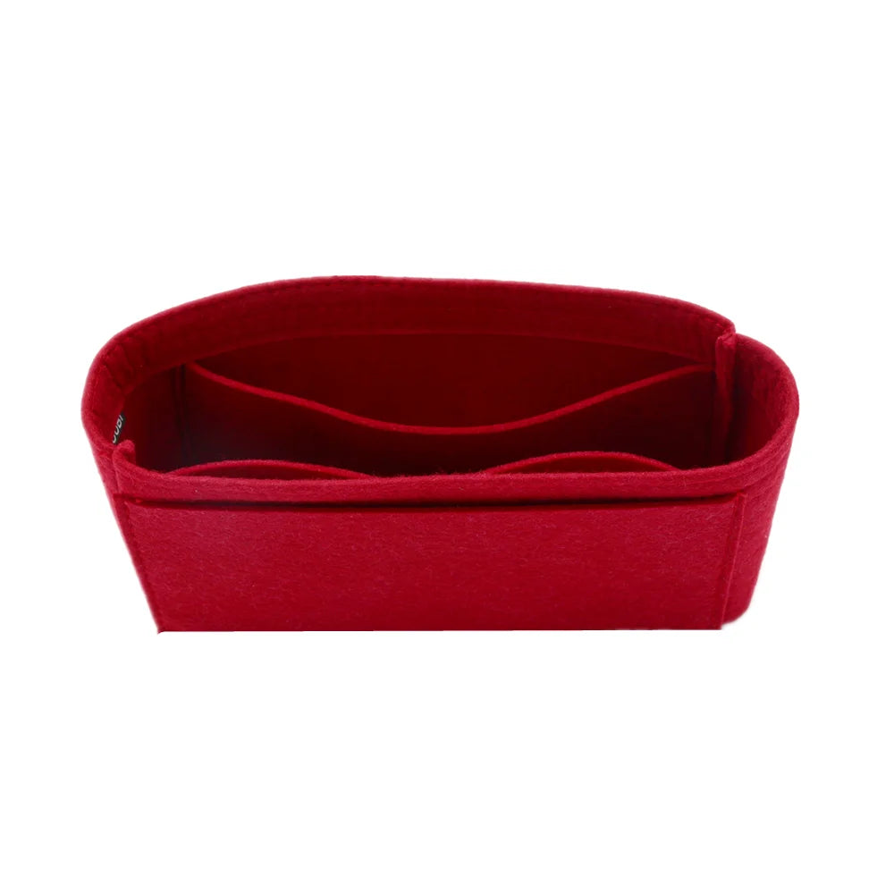 Portable Cosmetic Bag Organizer Insert for Women Handbag - Fits 2.55 Bag