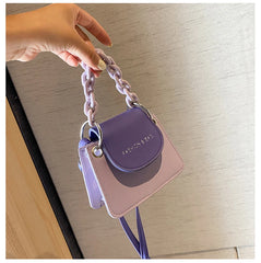 Fitshinling PU Mini Purse Chain Small Bags Female Faux Leather Summer Lady Bag