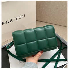Fitshinling Plaid PU Mini Bag Basic Casual Small Purse