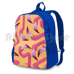 Flamingo Maze Hiking Backpack Waterproof Camping
