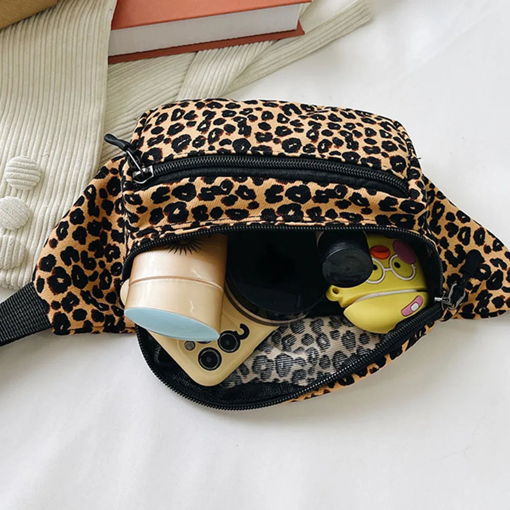 Leopard Print Shoulder Bag Women Crossbody Bag Large Capacity Handbag