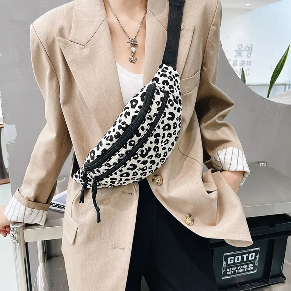Leopard Print Shoulder Bag Women Crossbody Bag Large Capacity Handbag