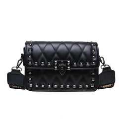 PU Leather Flap Bag Women Shoulder Crossbody Handbag
