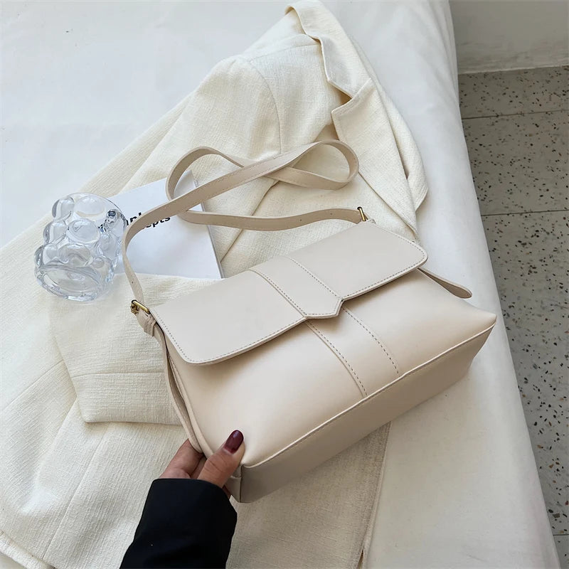 Flap Crossbody Bag Leather Handbags and Purses Small Shoulder Side Bags