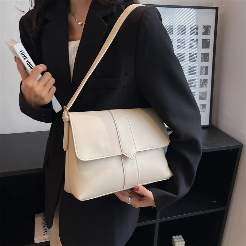 Flap Crossbody Bag Leather Handbags and Purses Small Shoulder Side Bags