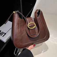 Flap Crossbody Bags For Women Winter Small PU Leather Shoulder Bag