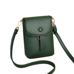 Mini PU Leather Shoulder Bag for Women Crossbody Phone Purse Handbag