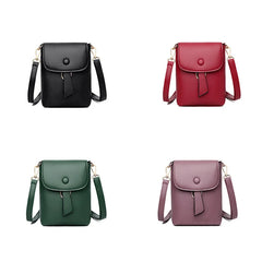 Mini PU Leather Shoulder Purses Flap Crossbody Bags for Girls