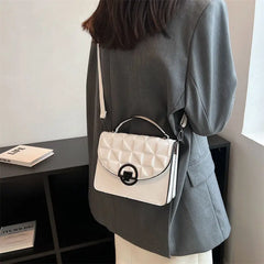 Flap Handbags Women Shoulder Bags Lattice Small Square Bag Top Handle Bags