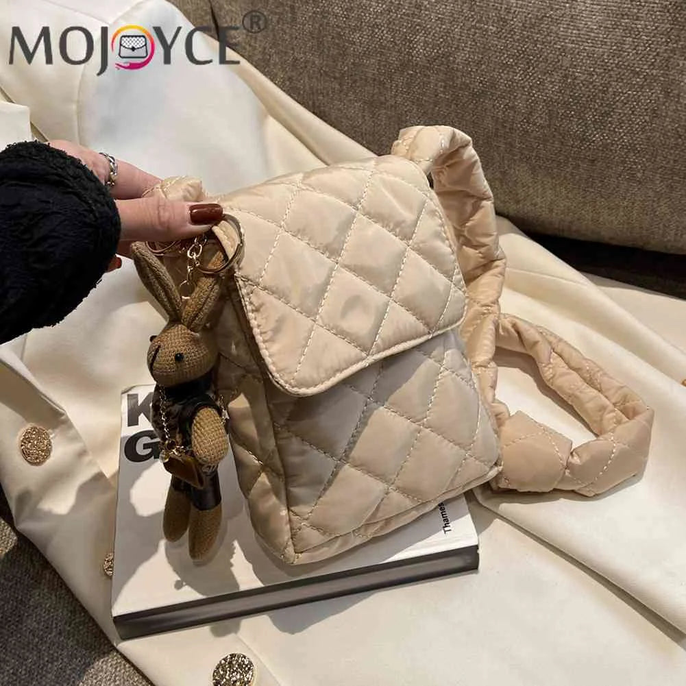 Flap Mobile Phone Bag Rabbit Toys Women Crossbody Bags Soft Portable