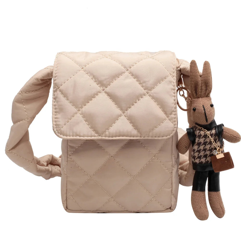 Rabbit Toys Crossbody Bag for Women Casual Soft Portable