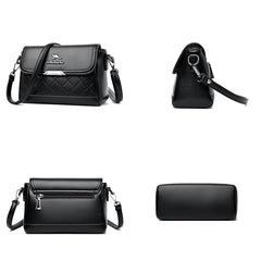 Flap Shoulder Bags Women High Leather Crossbody Bag Lady Summer Purses Handbag S