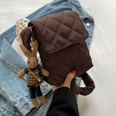 Rabbit Toys Crossbody Bag Soft Sling Handbags