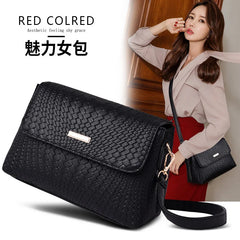 Small Soft Leather Bag Flap Pocket Handbags Shoulder Bags For Ladies