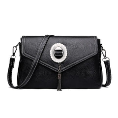 Flap Pocket Handbags Shoulder Bags For Ladies Soft Leather Bag Crossbody Bags