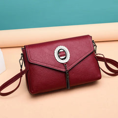 Flap Pocket Handbags Shoulder Bags For Ladies Soft Leather Bag Crossbody Bags