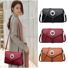 Flap Pocket Handbags Shoulder Bags For Ladies Soft Leather Bag Crossbody Bags