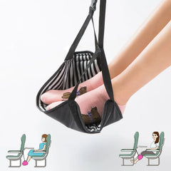 Adjustable Flight Car Travel Foot Pad Hammock