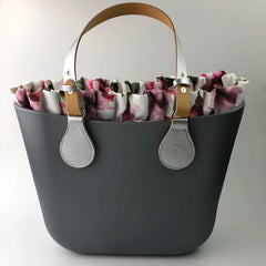 Colorful Floral Border Print Inner Pocket for O bag