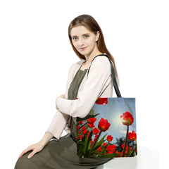 Floral Botanical Print Shoulder Bag Women's Handbag