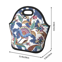 Floral Lunch Bags for Women Girls School Lunch Box Food Fruits Drinks Organizer