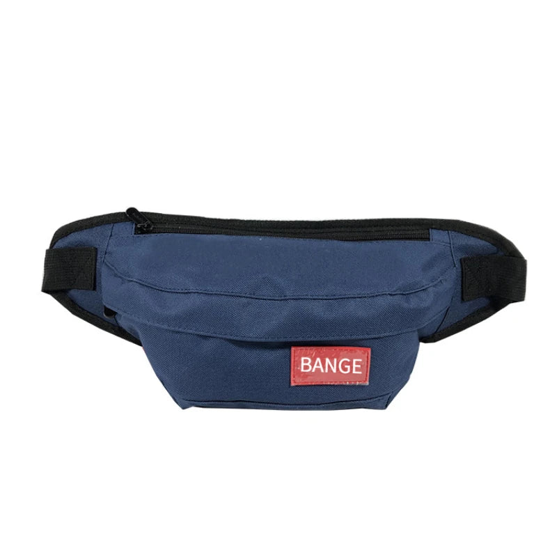 Floral Print Canvas Waist Bag Unisex Men Women Pillow Fanny Waist Packs