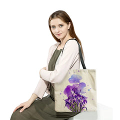 Floral Printed Tote Bag Eco Reusable Portable Storage Shopping Bag