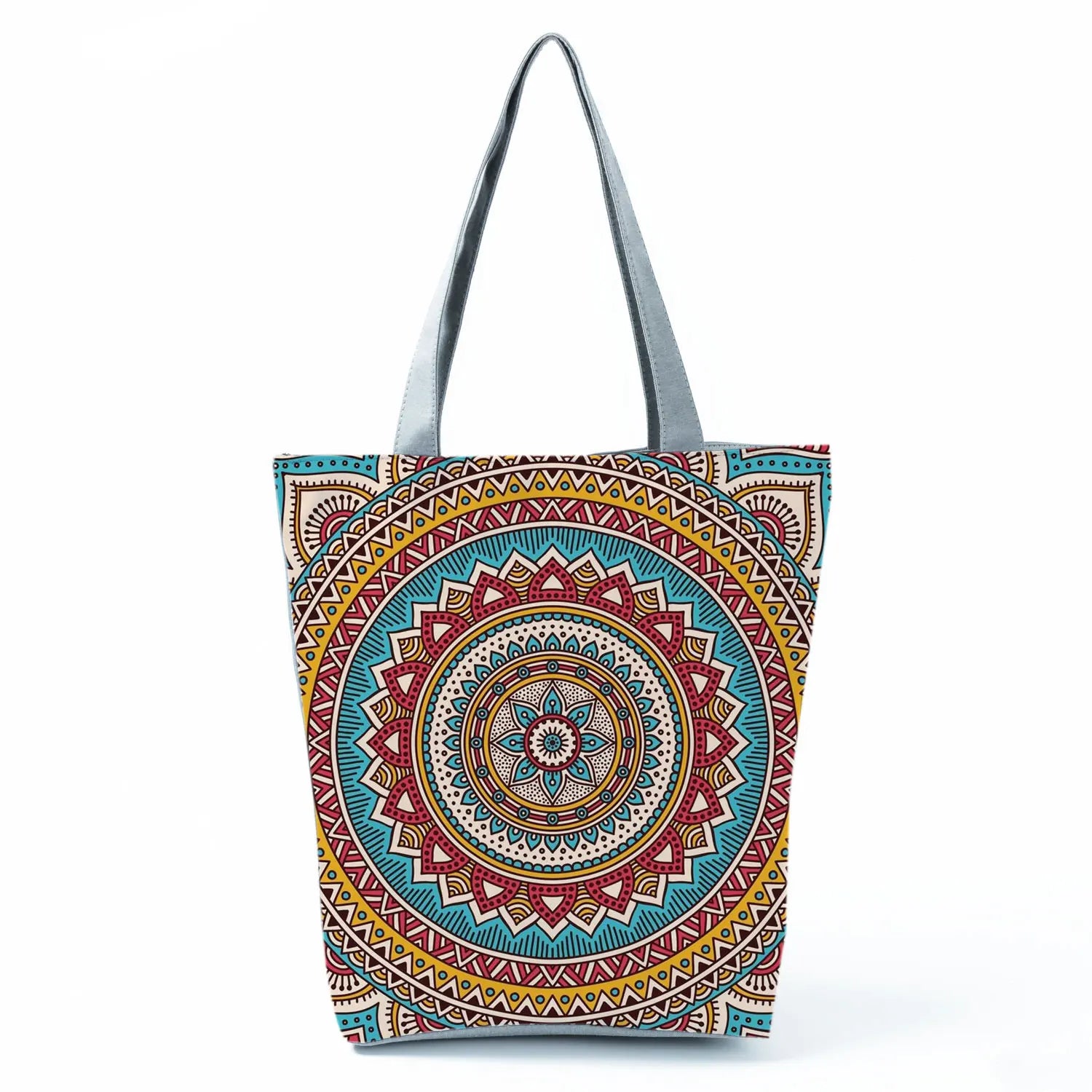 Floral Printed Women Shoulder Bag High Capacity Storage Shopping Bag