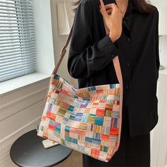 Waterproof Floral Shopping Bag for Women