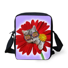 Flower Animal Women Mini Cross-body Bag Casual Messenger Bags