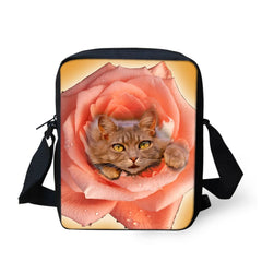Flower Animal Women Mini Cross-body Bag Casual Messenger Bags