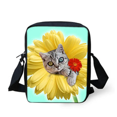 Flower Animal Women Mini Cross-body Bag Casual Messenger Bags