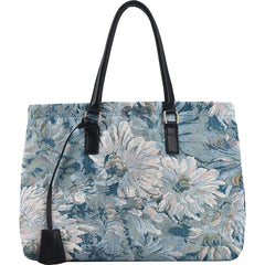 Flower Oil Painting Tote Bag Winter Canvas Women's Handbag