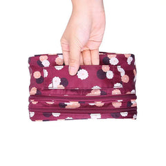 Flower Pattern Shoes Storage Bag Travel Slippers Organizer