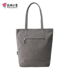 Women's Embroidered Canvas Shoulder Bag Large Capacity Lightweight Handbag