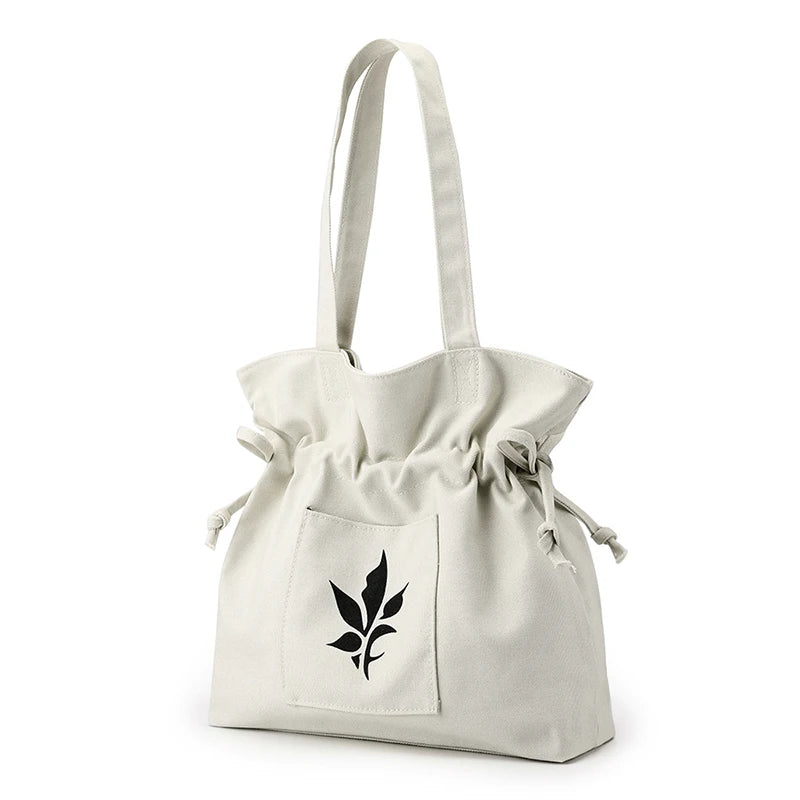 Flower Print Canvas Vintage Women Travel Handbags Canvas Crossbody Bag