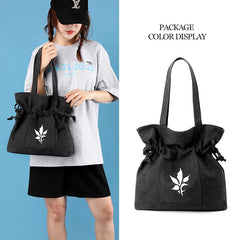 Flower Print Canvas Vintage Women Travel Handbags Canvas Crossbody Bag