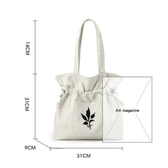 Flower Print Canvas Vintage Women Travel Handbags Canvas Crossbody Bag