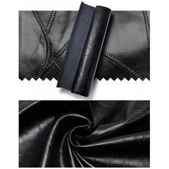 Flower Print Sheepskin Leather Small Shoulder Bag for Women