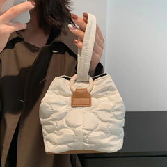 Flower Quilted Shoulder Bag Chain Women Messenger Bag Casual Lightweight