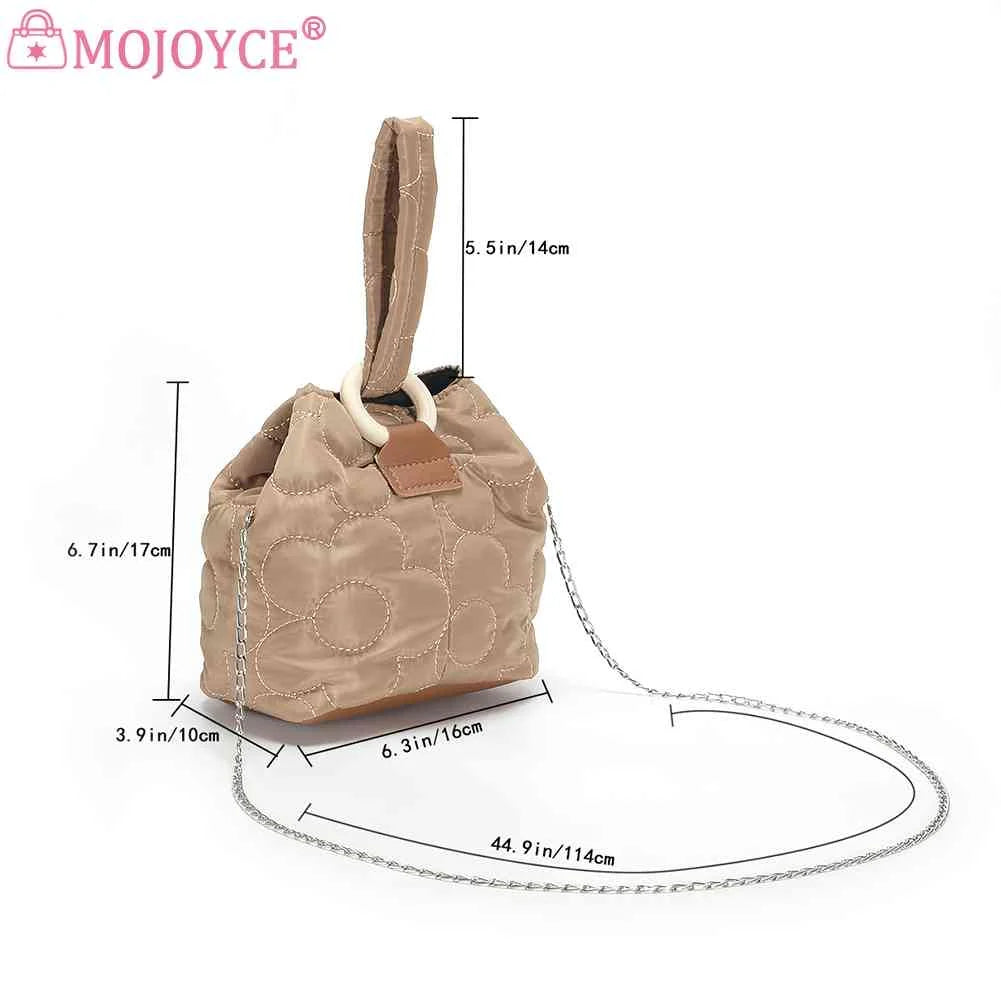Flower Quilted Women Messenger Bag Casual Chain Crossbody Bag