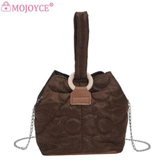 Flower Quilted Women Messenger Bag Casual Chain Crossbody Bag
