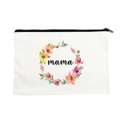 Flowers Mama Women Cosmetic Bag Lipstick Storage Makeup Pouch Handbag